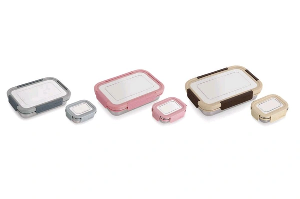 NAKODA STEEL LOCK LUNCH BOX  1000