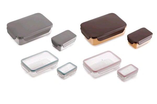 NAKODA  KLIK FIT LUNCH BOX PLAIN 1000 Ml 