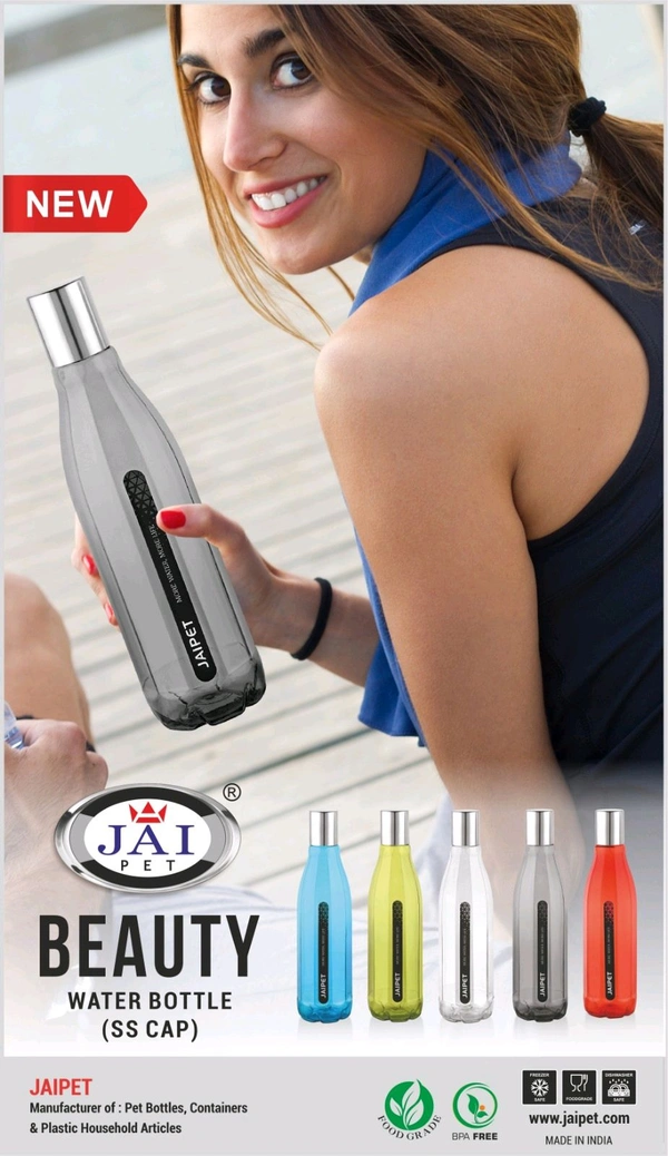 Beauty Water Bottle S.s Cap 1000