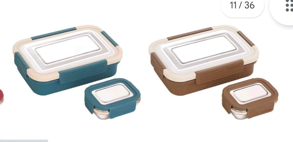 NAKODA  FRONX LUNCH BOX PLAIN 1000