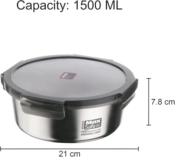 Joyo Maxseafe Round Container 1500 Ml