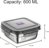 Joyo Maxseafe Square  Container 600 Ml