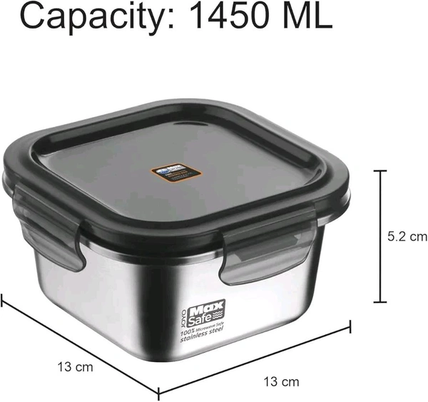 Joyo Maxseafe Square  Container 1450 Ml