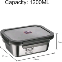 Joyo Maxseafe Rectangle  Container 1200 Ml
