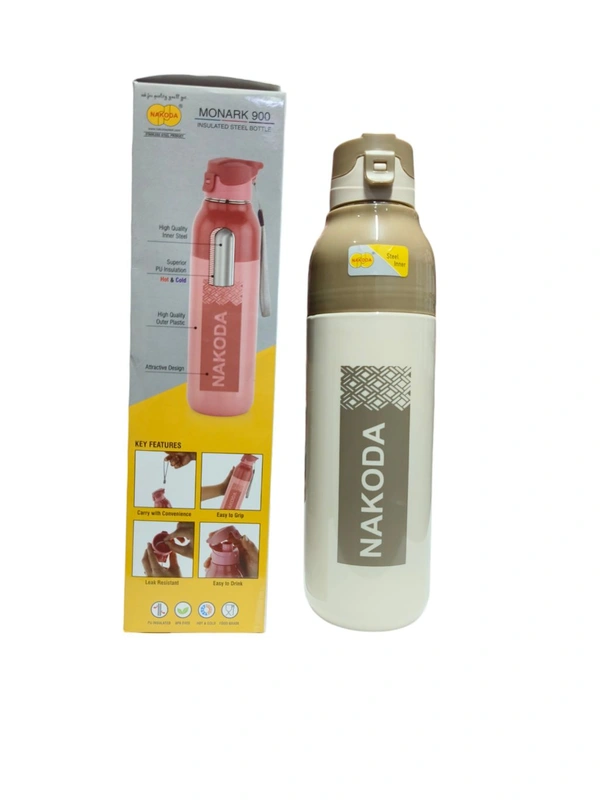Nakoda  Monark Steel Bottle 900 Ml 
