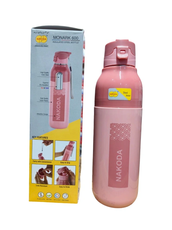 Nakoda  Monark Steel Bottle 600 Ml 