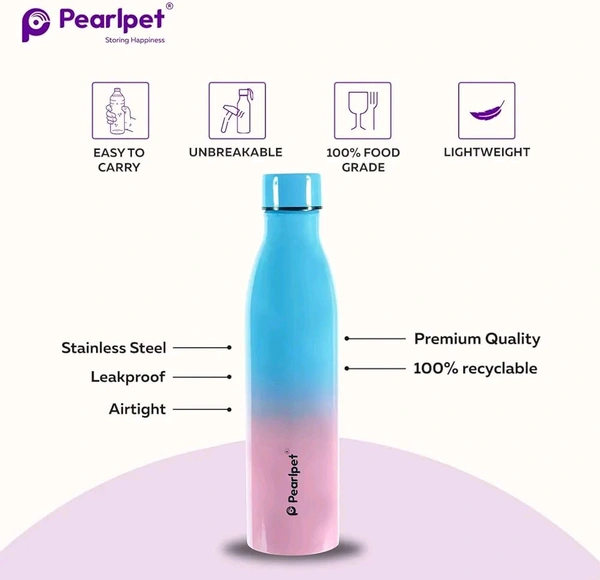 Pearlpet Swiss S S Bottle 1000 Ml