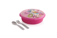 WITTY LUNCH BOX PRINTED ROUND 600 Ml