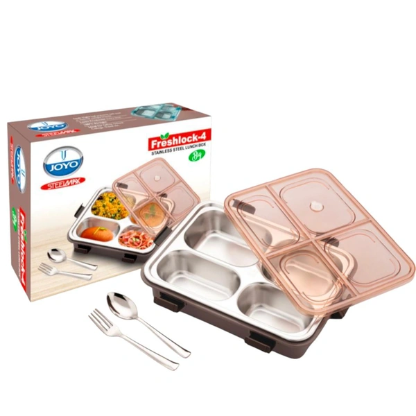 JOYO SS FRESH LOCK BIG 4 LUNCH BOX 1100    Ml