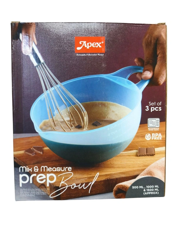 Mix & Measure Prep Bowl  3 Pc Set 