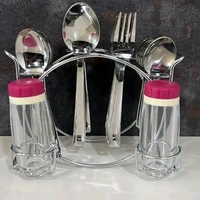 Apex Cutlery Set With Salt & Pepper 