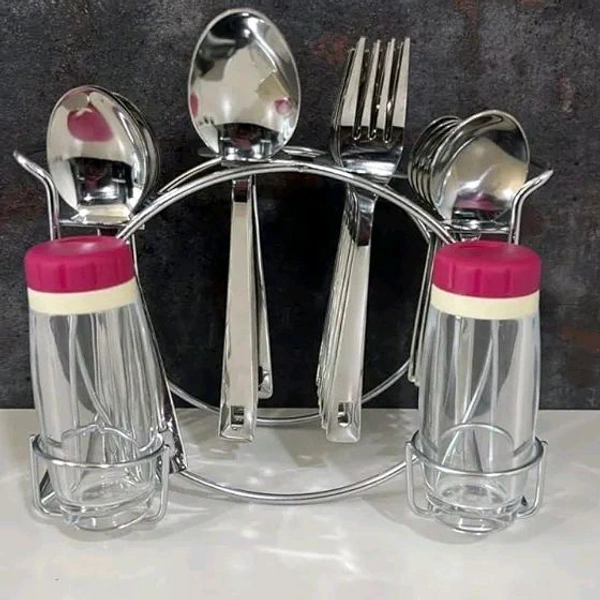 Apex Cutlery Set With Salt & Pepper 
