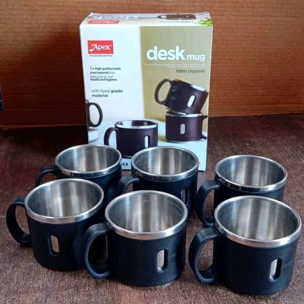 Apex Desk Mug 6 Pc Set 