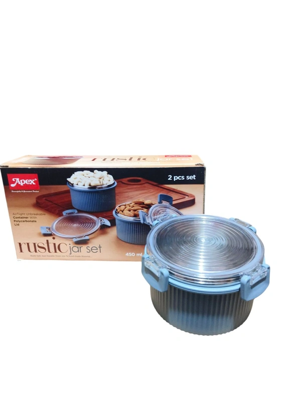 Apex Rustic Jar 2 Pc Set 400 Ml 