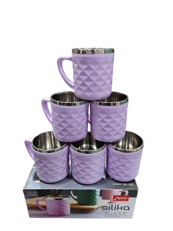 Silika Tea Cup ( 6 Pcs Set )
