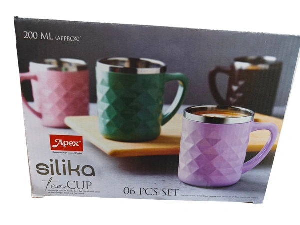 Silika Tea Cup ( 6 Pcs Set )