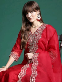 Kurta & Duppata With Plazzo - S