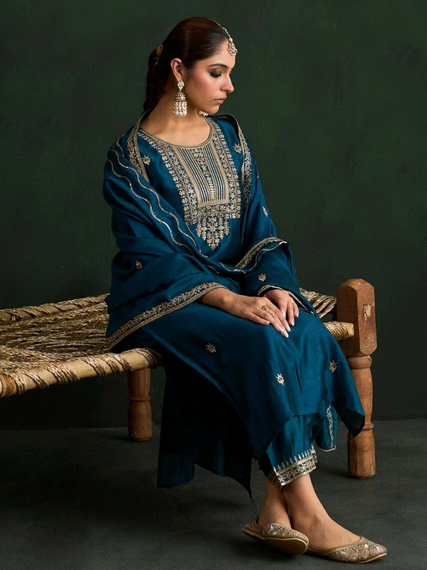 Kurta & Duppata With Plazzo - S