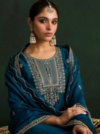 Kurta & Duppata With Plazzo - S