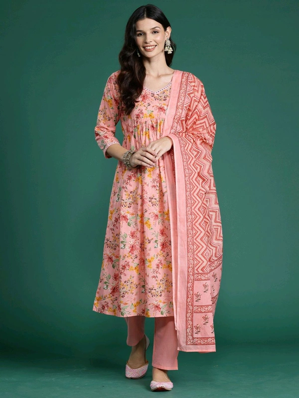 Kurta & Duppata With Plazzo - XL