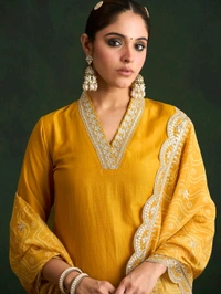 Kurta & Duppata With Plazzo  - M
