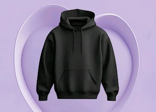 FYP Black Hoodie For Men - M