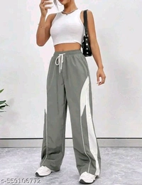 Stylish Women Oversized Pent - Black, L