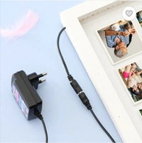 LED SQUARE COLLAGE PHOTO FRAME - 6 x 6 inch, White