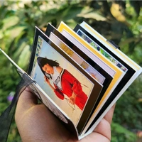 Mini Scrapbook Album with Photo Customization - Black, 4 x 4 inch
