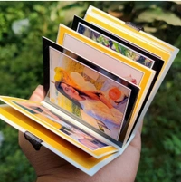 Mini Scrapbook Album with Photo Customization - Black, 5 x 5 inch