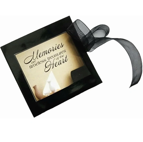 Mini Scrapbook Album with Photo Customization - Black, 6 x 6 inch