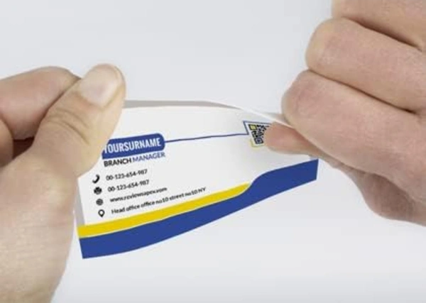 NONTEARABLE BUSINESS CARD / VISITING CARD - 55mm X 88mm, 100 pieces