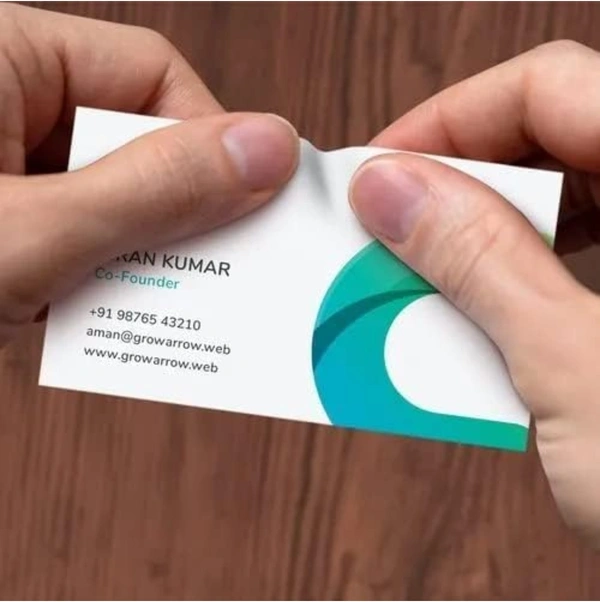 NONTEARABLE BUSINESS CARD / VISITING CARD - 55mm X 88mm, 100 pieces
