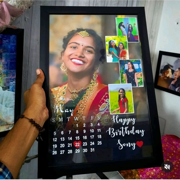Collage Photo Frame - Black, 8 X 12 inch