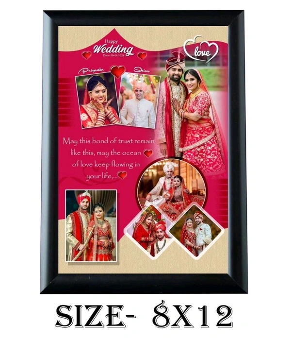 Collage Photo Frame - Black, 8 X 12 inch