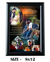 Collage Photo Frame - White, 8 X 12 inch