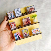 Miniature house Rack - Blue, 6X8 inch