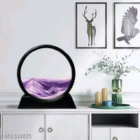 3D Dynamic Sand Art Home Decor  - Purple
