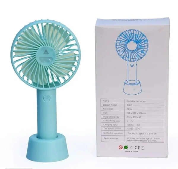 Handheld Mini Portable Fan USB Fan Cooler With 3 Wind Speed 
