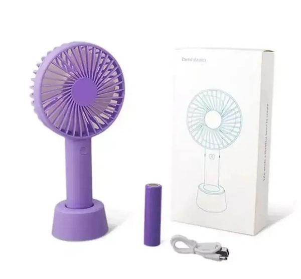 Handheld Mini Portable Fan USB Fan Cooler With 3 Wind Speed 