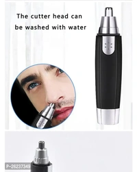 3 in 1 Electric Nose Hair Trimmer for Men& Women | Dual-edge Blades | Painless Electric Nose and Ear Hair Trimmer Eyebrow Clipper, Waterproof, Eco-/Travel-/User-Friendly  
