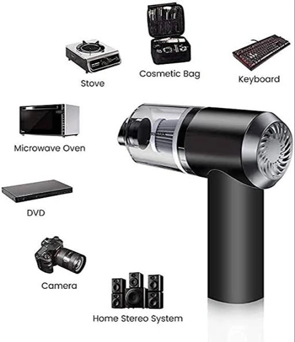 Portable Car Vacuum Cleaner with,USB Rechargeable Wireless Handheld Car Vacuum Cleaner Traveling, Camping Reusable,Portable,Rechargeable Vacuum