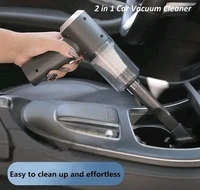 Portable Car Vacuum Cleaner with,USB Rechargeable Wireless Handheld Car Vacuum Cleaner Traveling, Camping Reusable,Portable,Rechargeable Vacuum