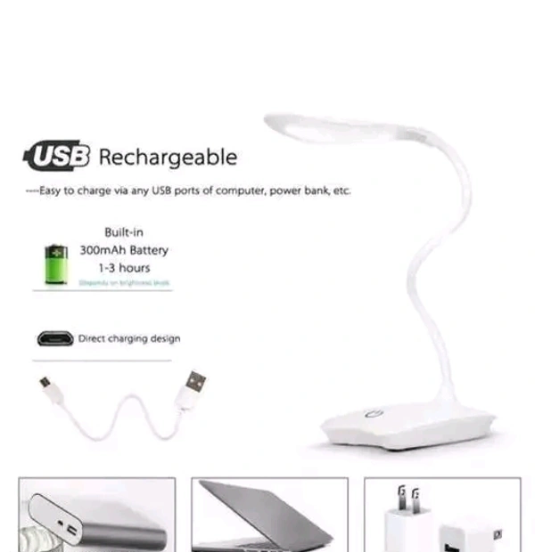 LED Cute Desk Lamp Rechargeable 