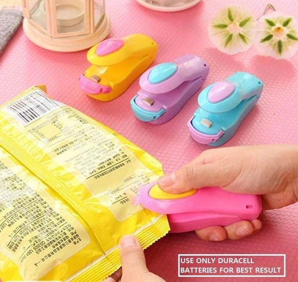 Portable Small Heat Sealer Mini Sealing Machine for Food Storage Vacuum Bag, Chip, Plastic, Snack Bags Etc