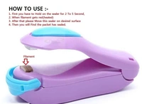 Portable Small Heat Sealer Mini Sealing Machine for Food Storage Vacuum Bag, Chip, Plastic, Snack Bags Etc