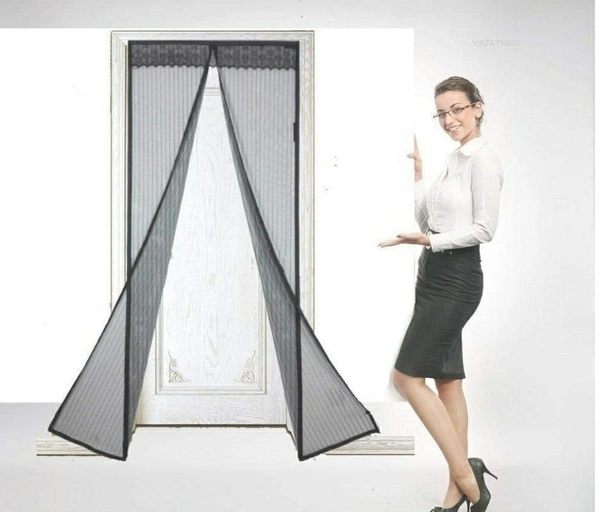 Door Curtain-Mesh Screen Net Home Magnetic Anti Mosquito 