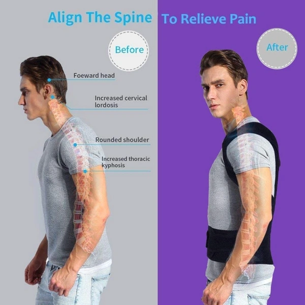 Heavy Back Support Posture Belt For Pain Relief 
