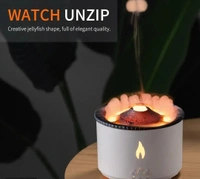 Aromatherapy Humidifier Oil Diffuser/Humidifier, 2Mist Mosdes : Flame And Volcano For Home, Bedroom, Large Room.