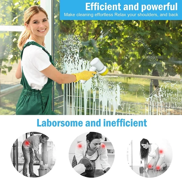 5 In 1 USB Magical Electric Brush